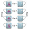 Airplane & Girl Pilot Espresso Cup - 6oz (Double Shot Set of 4) APPROVAL