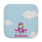 Airplane & Girl Pilot Face Towel (Personalized)