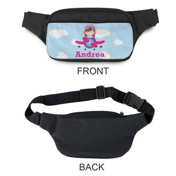 Airplane & Girl Pilot Fanny Packs - APPROVAL