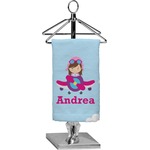 Airplane & Girl Pilot Finger Tip Towel - Full Print (Personalized)