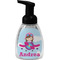 Airplane & Girl Pilot Foam Soap Bottle - Black (Personalized)