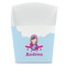 Airplane & Girl Pilot French Fry Favor Box - Front View