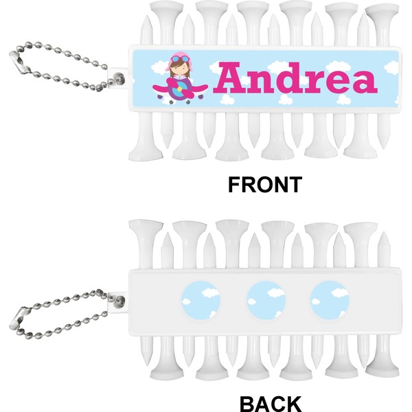 Airplane & Girl Pilot Golf Buddy (Approval)