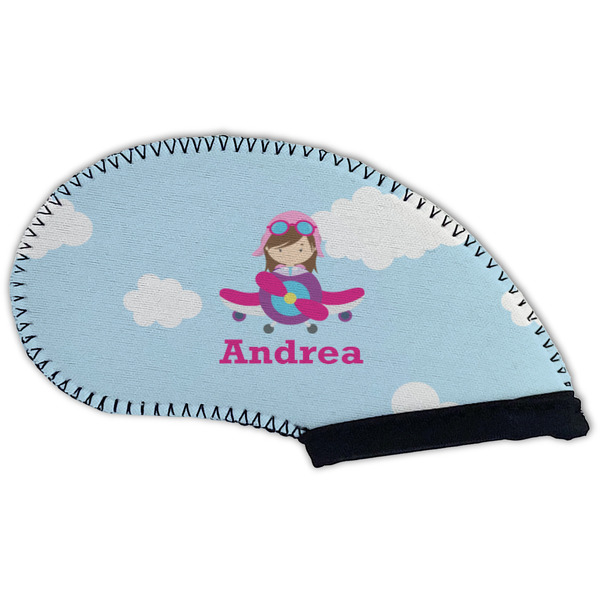 Airplane & Girl Pilot Golf Club Covers - BACK
