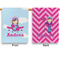 Airplane & Girl Pilot House Flags - Double Sided - APPROVAL