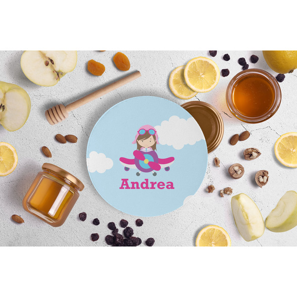 Airplane & Girl Pilot Jar Opener - Lifestyle Image