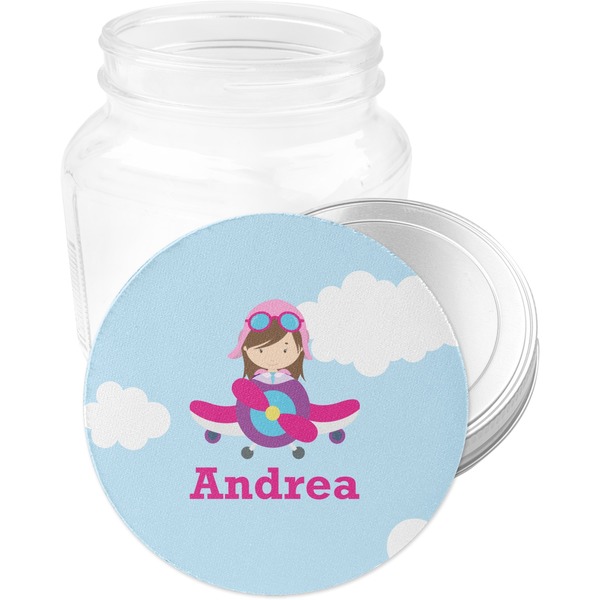 Airplane & Girl Pilot Jar Opener - Main