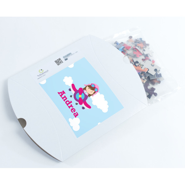 Airplane & Girl Pilot Jigsaw Puzzle 110 Piece - Box