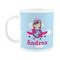 Airplane & Girl Pilot Plastic Kids Mug (Personalized)