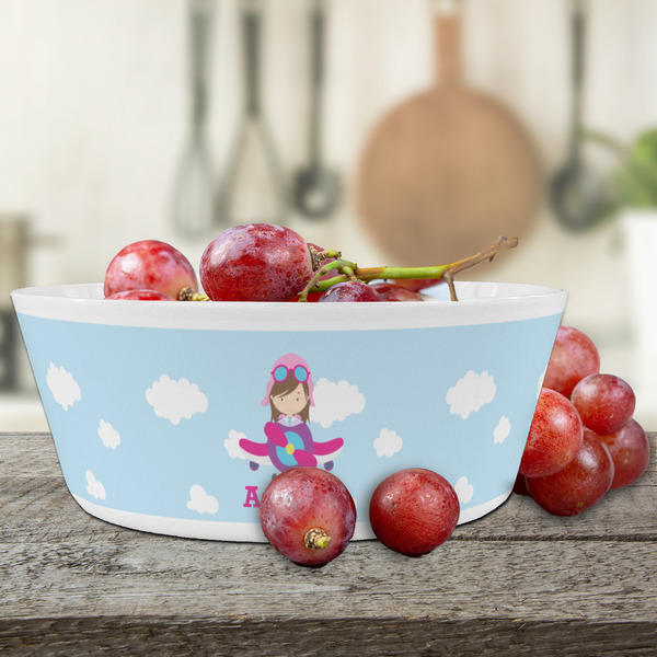 Airplane & Girl Pilot Kids Bowls - LIFESTYLE