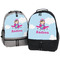 Airplane & Girl Pilot Large Backpacks - Both