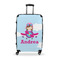 Airplane & Girl Pilot Suitcase - 28" Large - Checked w/ Name or Text