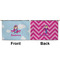 Airplane & Girl Pilot Large Zipper Pouch Approval (Front and Back)