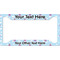 Airplane & Girl Pilot License Plate Frame - Style A