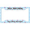 Airplane & Girl Pilot License Plate Frame (Personalized)