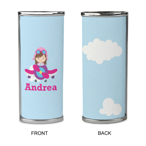 Airplane & Girl Pilot Lighter Case - APPROVAL