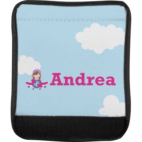 Airplane & Girl Pilot Luggage Handle Wrap (Approval)