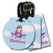 Airplane & Girl Pilot Luggage Tags - 3 Shapes Availabel