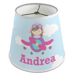 Airplane & Girl Pilot Empire Lamp Shade (Personalized)