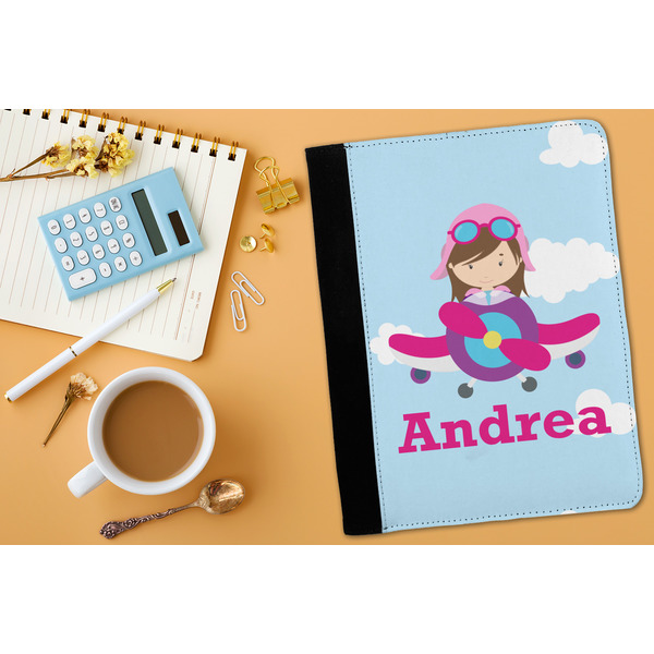 Airplane & Girl Pilot Medium Padfolio - LIFESTYLE (adult)