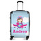 Airplane & Girl Pilot Suitcase - 24" Medium - Checked (Personalized)