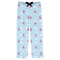 Airplane & Girl Pilot Mens Pajama Pants - XS (Personalized)