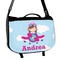 Airplane & Girl Pilot Messenger Bag (Personalized)