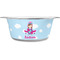 Airplane & Girl Pilot Stainless Steel Dog Bowl - Small (Personalized)