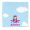 Airplane & Girl Pilot Microfiber Dish Rag - Front/Approval