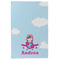 Airplane & Girl Pilot Microfiber Dish Towel - APPROVAL