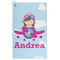 Airplane & Girl Pilot Microfiber Golf Towel (Personalized)