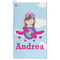 Airplane & Girl Pilot Microfiber Golf Towel (Personalized)