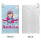Airplane & Girl Pilot Microfiber Golf Towels - Small - APPROVAL