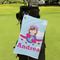 Airplane & Girl Pilot Microfiber Golf Towels - Small - LIFESTYLE
