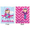 Airplane & Girl Pilot Minky Blanket - 50"x60" - Double Sided - Front & Back
