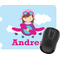 Airplane & Girl Pilot Rectangular Mouse Pad