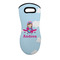Airplane & Girl Pilot Neoprene Oven Mitt - Single w/ Name or Text
