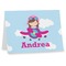 Airplane & Girl Pilot Note cards (Personalized)