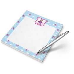 Airplane & Girl Pilot Notepad (Personalized)