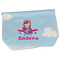 Airplane & Girl Pilot Burp Cloth - Fleece w/ Name or Text