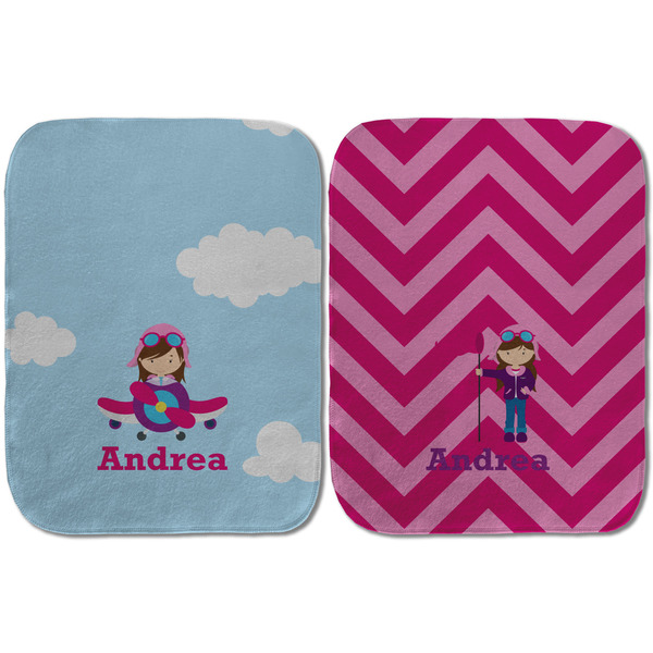 Airplane & Girl Pilot Old Burps - Approval