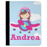Airplane & Girl Pilot Padfolio Clipboard (Personalized)
