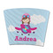 Airplane & Girl Pilot Party Cup Sleeve - without bottom (Personalized)