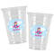 Airplane & Girl Pilot Party Cups - 16oz - Alt View