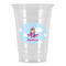 Airplane & Girl Pilot Party Cups - 16oz - Front/Main