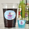 Airplane & Girl Pilot Party Cups - 16oz - In Context