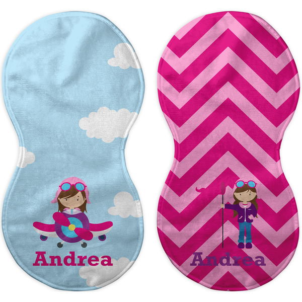 Airplane & Girl Pilot Peanut Shaped Burps - Approval