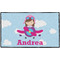 Airplane & Girl Pilot Personalized - 60x36 (APPROVAL)