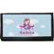 Airplane & Girl Pilot Canvas Checkbook Cover (Personalized)