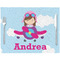 Airplane & Girl Pilot Placemat with Props